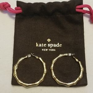 Kate Spade Gold Hoop Earrings